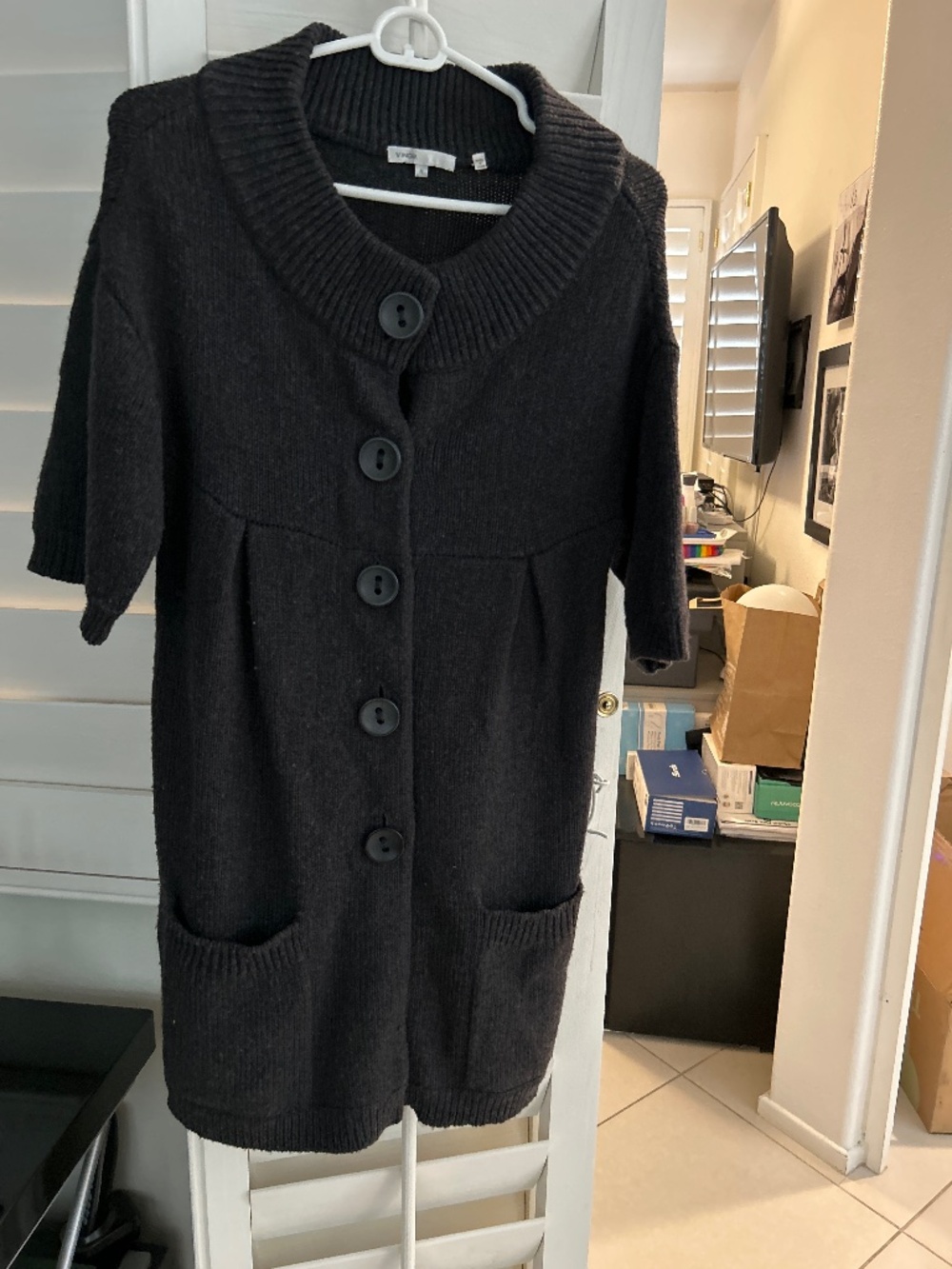 Vince heavy coat sweater with style M
